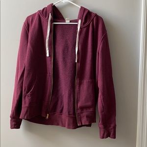 Super comfy burgundy jacket